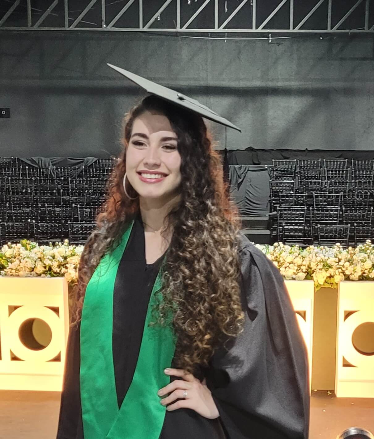 Personal Trainer Bele Reis - Isabele em sua formatura na UNIFESP